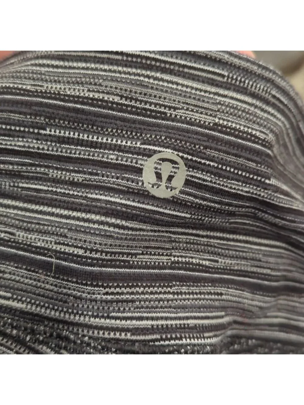 Lululemon Wunder Under Pant III Cyber Stripe Deep Coal Black